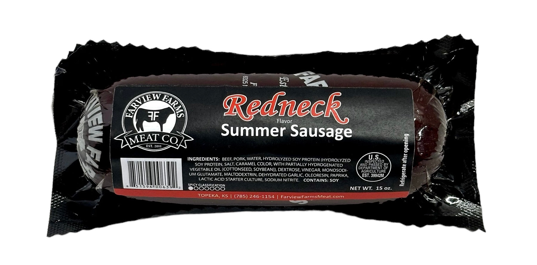 Redneck Summer Sausage- 15 oz